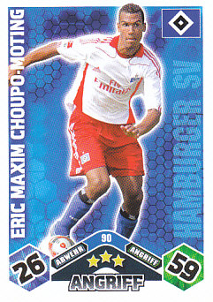 Eric Maxim Choupo-Moting Hamburger SV 2010/11 Topps MA Bundesliga #90